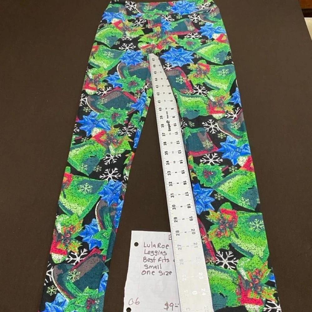 LulaRoe leggings multicolor legging one size best fits à teen (14-16). SKU-B500